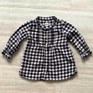 Baby Gap checkered blouse